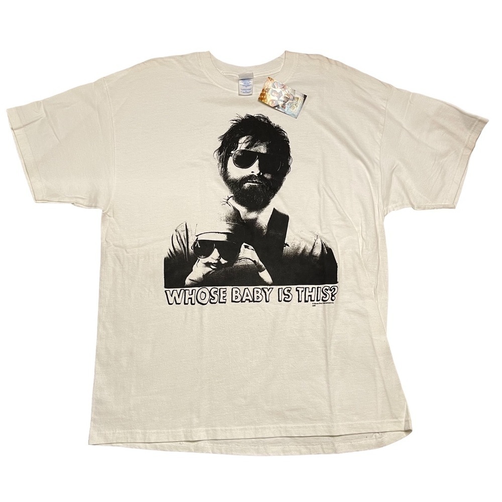 NWT The Hangover Official Licensed Movie Promo White T-shirt
